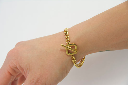 Diana Block Chain Bracelet